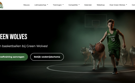 Een nieuwe website voor Green Wolves